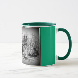 Mok met kannibalen op jacht mugg