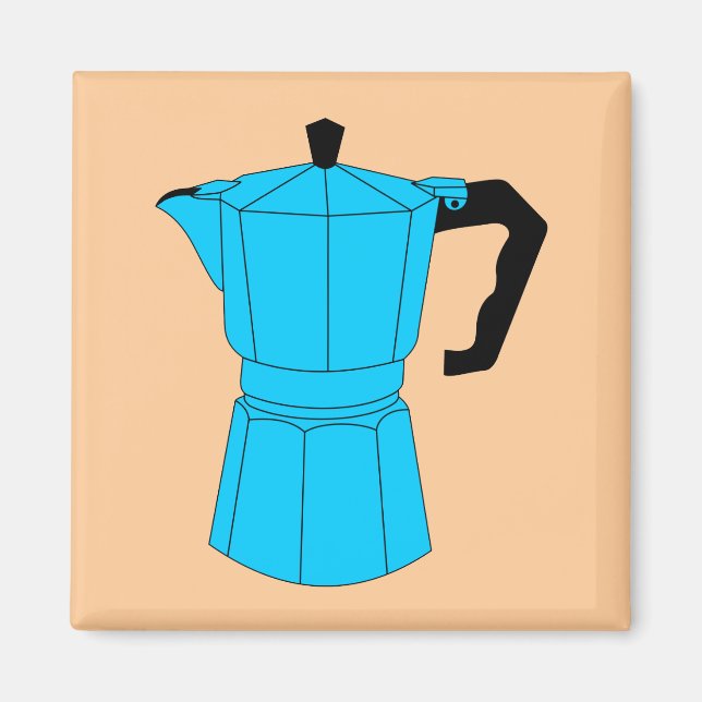 Moka Espresso Coffee Pot Magnet (Framsidan)