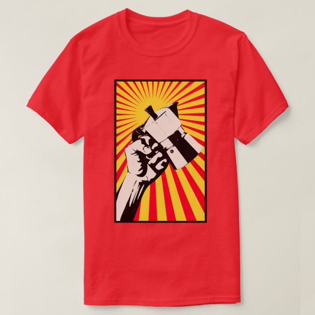 Moka Revolution T Shirt (Design framsida)