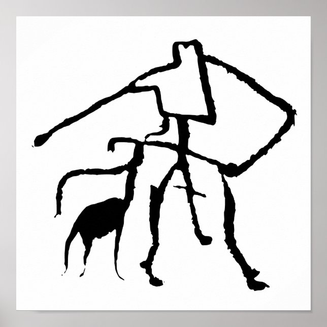 MOKAN | Uråldrig Grottväktare Mystisk Symbol Poster (Framsidan)
