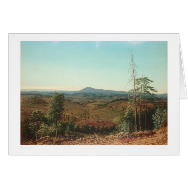 Mokelumne backe, Calaveras County, CA. (0133A) Hälsningskort (Framsidan Horizontal)