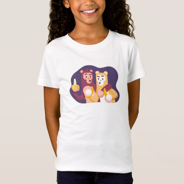 Mokey Best Friend T Shirt (Framsida)
