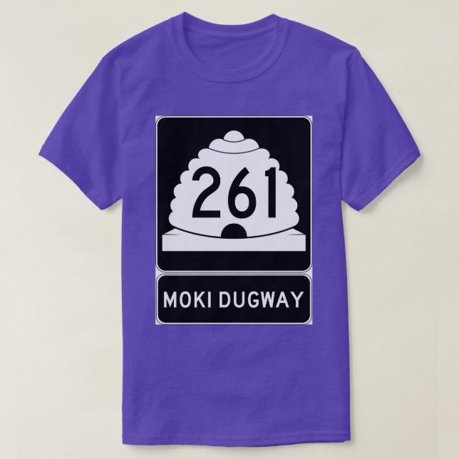 Moki Dugway Utah SR T Shirt (Design framsida)
