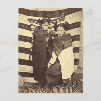 Moki Girls, 1879 Vykort