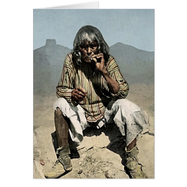 Moki Native American Hälsningskort (Framsidan)