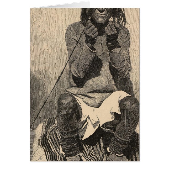 Moki spinning hälsningskort (Framsidan)