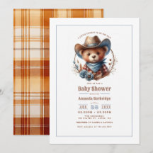 Mokka-Mousse Rustik Baby Shower för Lille Cowboyen