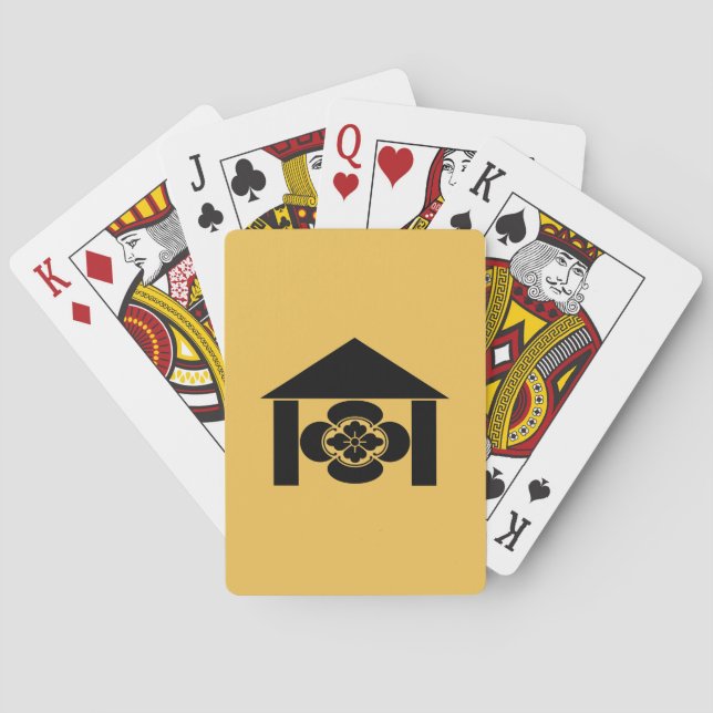 Mokko i stuga spelar kort casinokort (Baksidan)