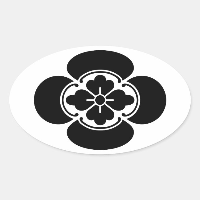 Mokko Ovalt Klistermärke (Framsida)