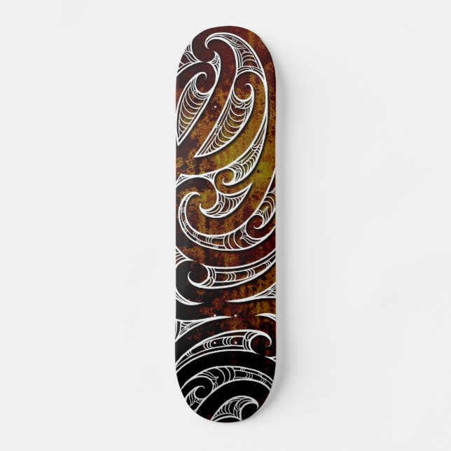 Moko Stil Deck Skateboard Bräda 21,5 Cm (Framsida)