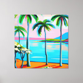 Mokuauia (getö) visa Oahu art Canvastryck