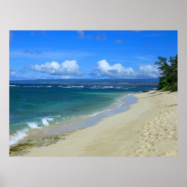 Mokuleia Beach, Hawaii Poster (Framsidan)