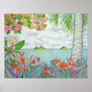 Mokuluas, Hawaii Poster
