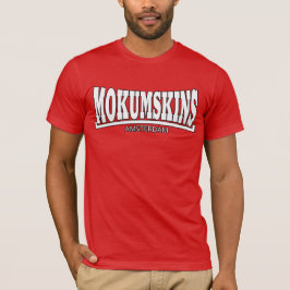 Mokumskins red white t shirt