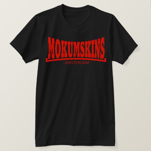 Mokumskins rood t shirt (Design framsida)
