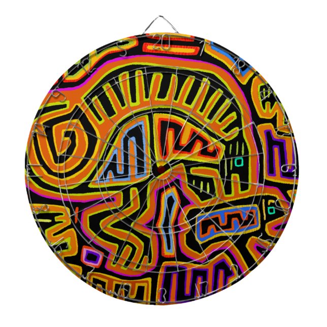 Mola Shaman Peyote Visions Darttavla (Framsidan)