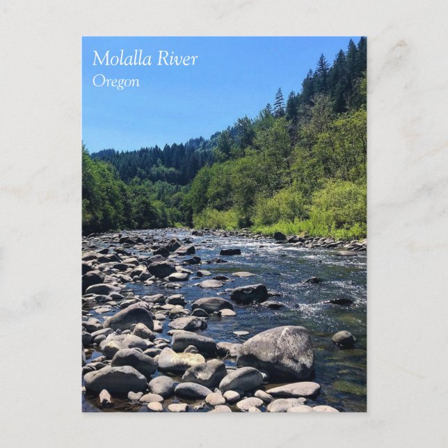 Molalla River, ELLER vykort (Framsida)