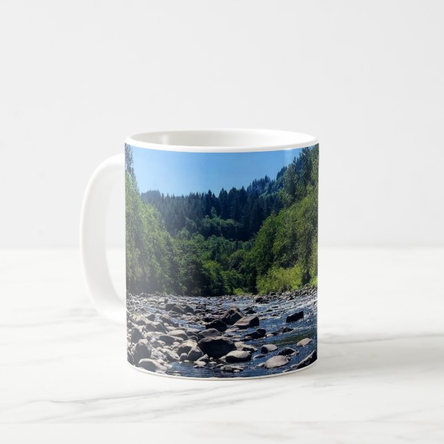 Molalla River, OR Kaffemugg (Framsida vänster)