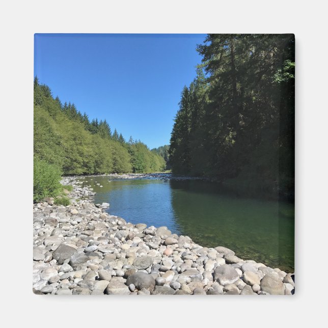 Molalla River, Oregon Magnet (Framsidan)