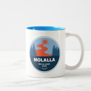 Molalla Vild och Scenen River Två-Tonad Mugg