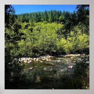 Molallafloden, OR Poster