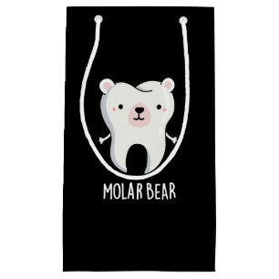 Molar Bear Funny Tooth Pun Mörk BG