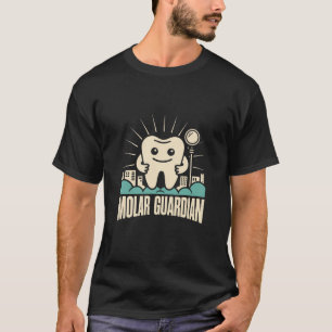 Molar Guardian Tandläkar-T-Shirt - Retro Odontolog T Shirt
