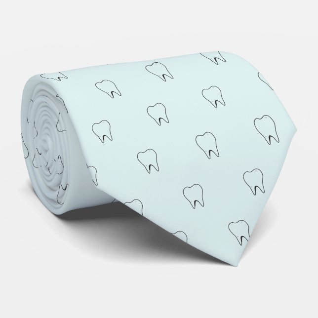 Molar Teeth Neck Tie Slips (Rullad)