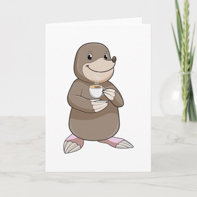 Mold med kaffekopp kort (Framsida)