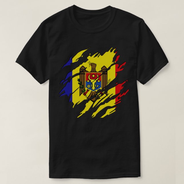 Moldavien alltid t shirt (Design framsida)