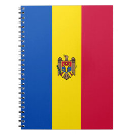 Moldavien flagga anteckningsbok