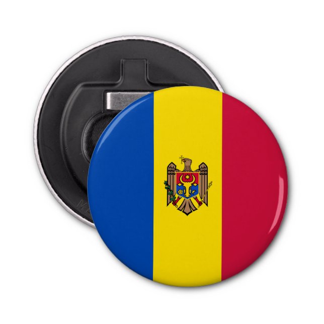 Moldavien flagga flasköppnare (Framsidan)