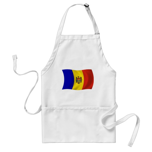Moldavien Flagga Förkläde (Framsidan)