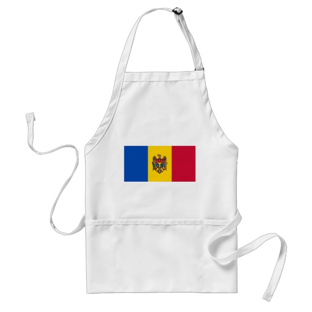 Moldavien Flagga Förkläde (Framsidan)