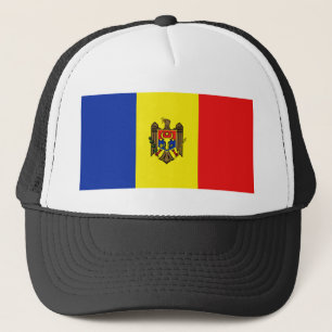 Moldavien Flagga Hat Truckerkeps