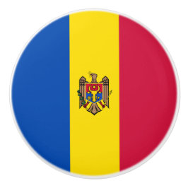 Moldavien flagga knopp