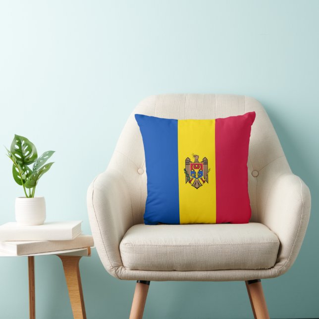 Moldavien flagga kudde (Stol)