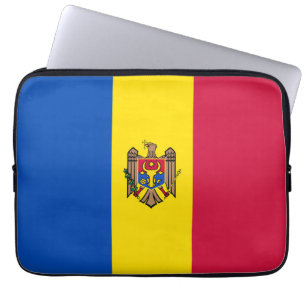 Moldavien flagga laptop fodral