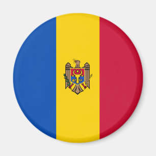Moldavien Flagga Magnet