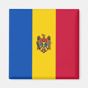 Moldavien Flagga Magnet