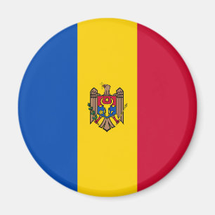 Moldavien Flagga Magnet