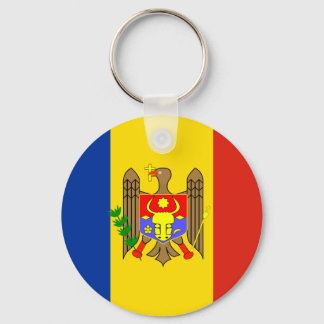 Moldavien Flagga Nyckelring