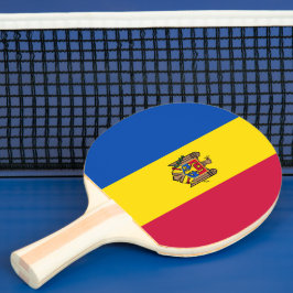 Moldavien flagga pingisracket