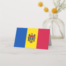 Moldavien flagga placeringskort