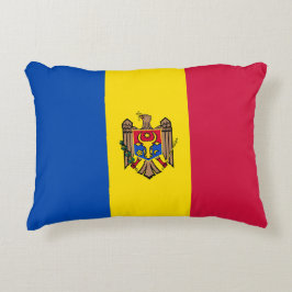 Moldavien flagga prydnadskudde