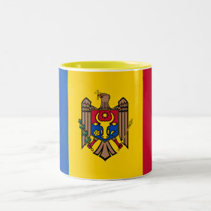 Moldavien Flagga Två-Tonad Mugg