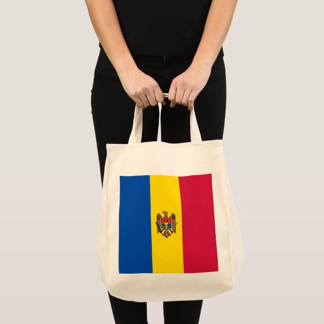 Moldavien flagga tygkasse (Framsida (produkt))