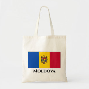 Moldavien Flagga Tygkasse