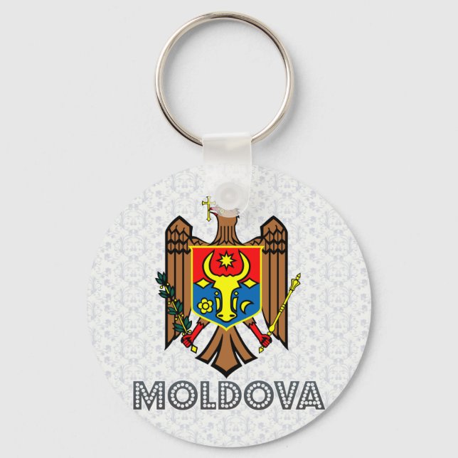 Moldavien Jackar om Arm Nyckelring (Framsida)