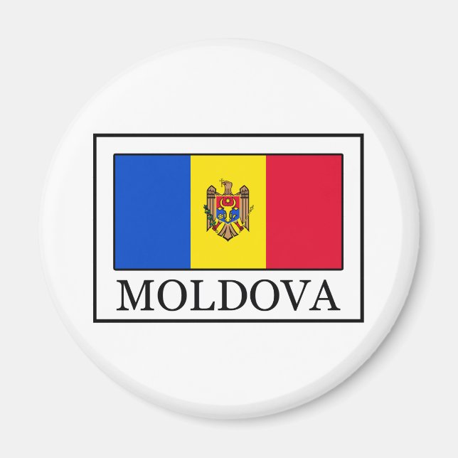 Moldavien Magnet (Framsidan)